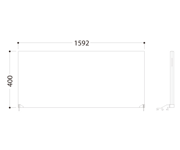 19469円 【在庫処分大特価!!】 ナイキ デスクトップパネル 両面型用 RXF16P-DBL 1枚 ■ 208-6693